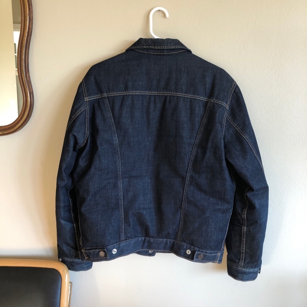 SOLD Men’s Levi’s Down Filled Denim Trucker Jean Jacket - Picture 7 of 7